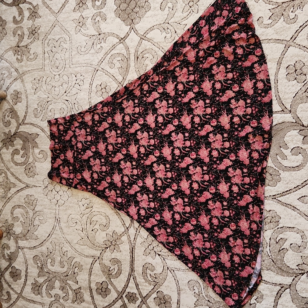 LulaRoe Skirt Dress Floral Stretch Maxi Sz XXS - Picture 12 of 12